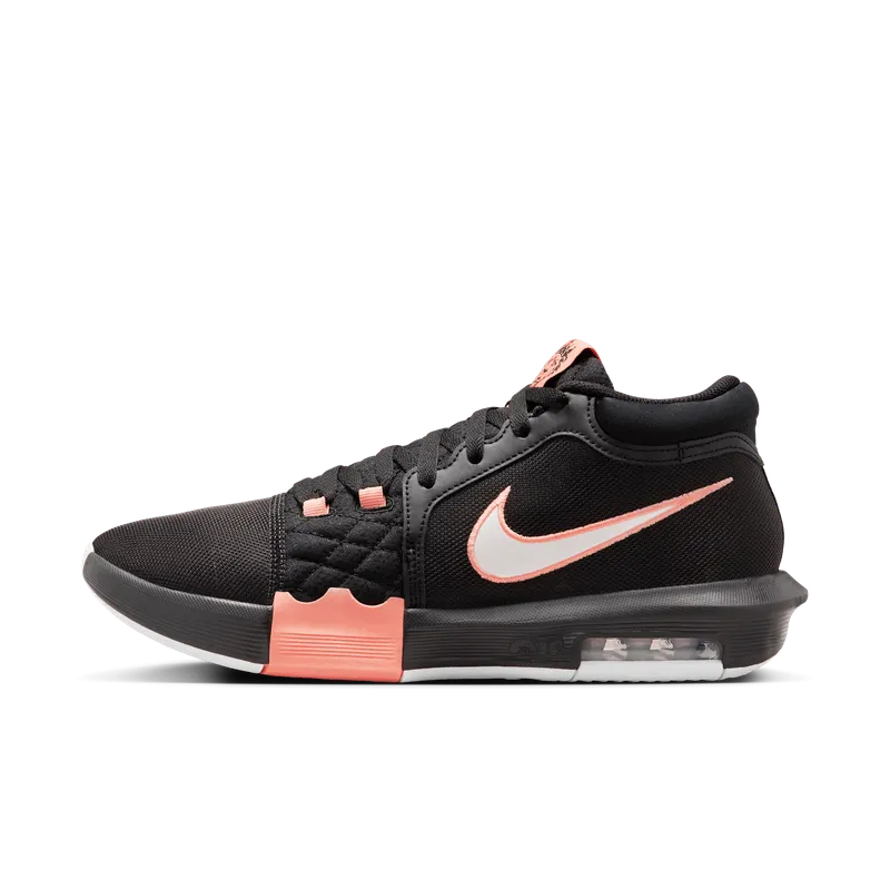 Nike LeBron Witness 8 Black Apricot Agate White (HQ2139-001)