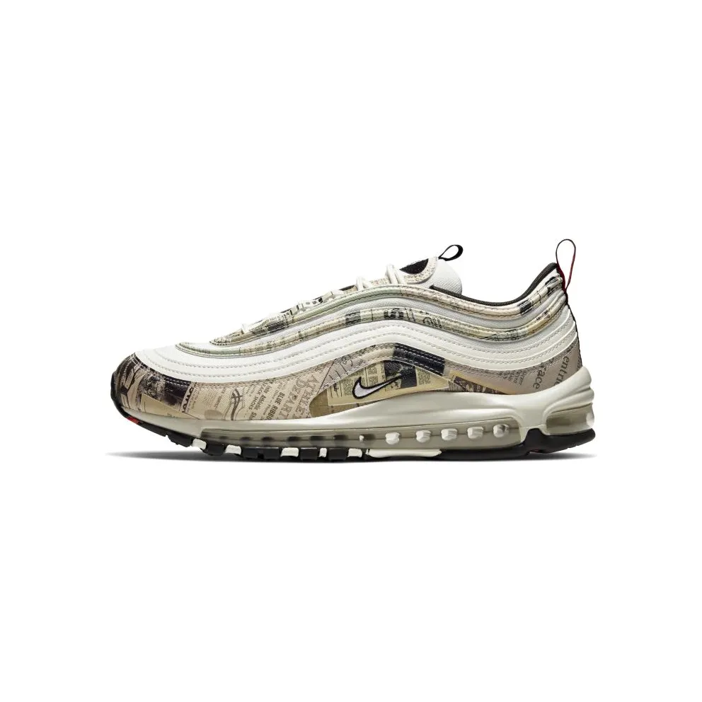 Nike Air Max 97 Newspaper Sail/Black-Team Orange-White (921826-108)