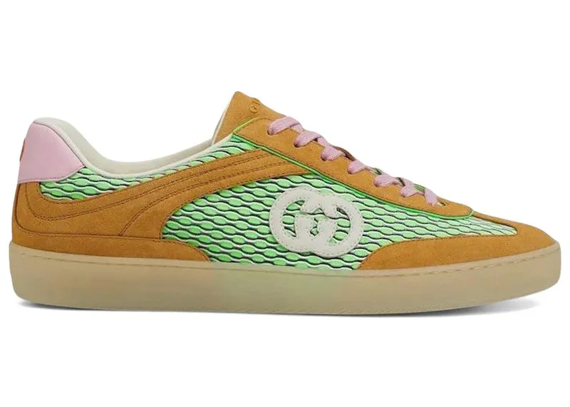 Gucci G75 Low Green Brown Pink (832463 AAEZA 2241)