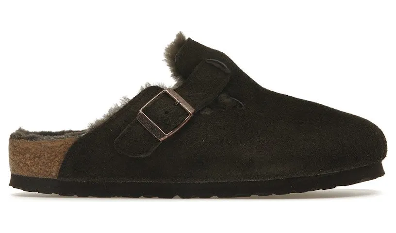 Birkenstock Boston Shearling Suede Mocca (1020567)