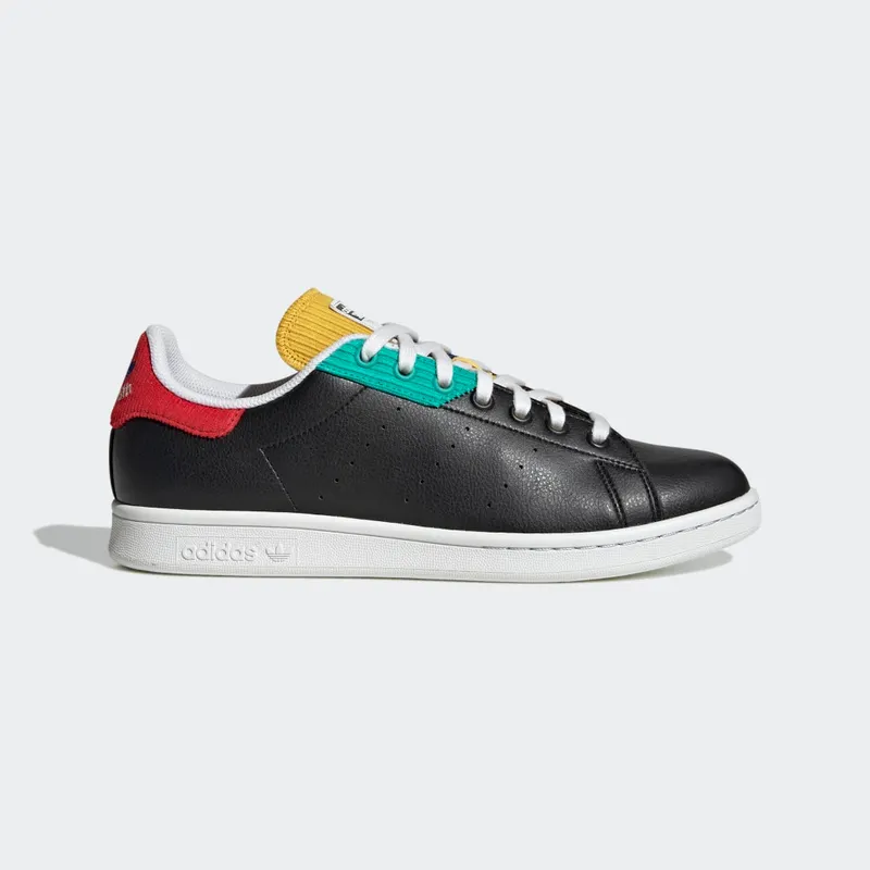 adidas Stan Smith Core Black / Crystal White / Royal Blue (H00328)