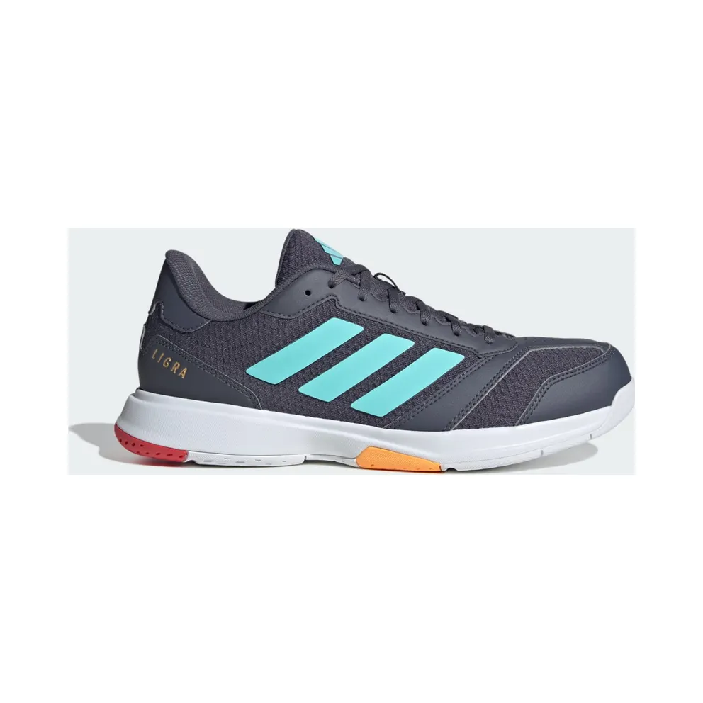 Adidas Ligra 8 Indoor Aurora Onix / Flash Aqua / Semi Lucid Red (JR7118)