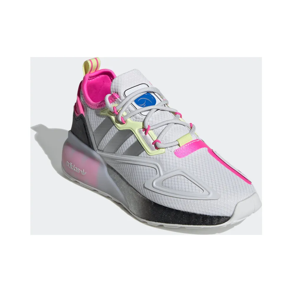 adidas ZX 2K Boost Dash Grey / Silver Metallic / Yellow Tint (FY5695)