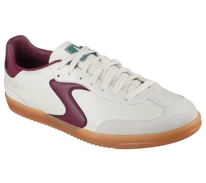 Skechers Hotshot – Pyke Sneaker Natuurlijk/Bourgondië