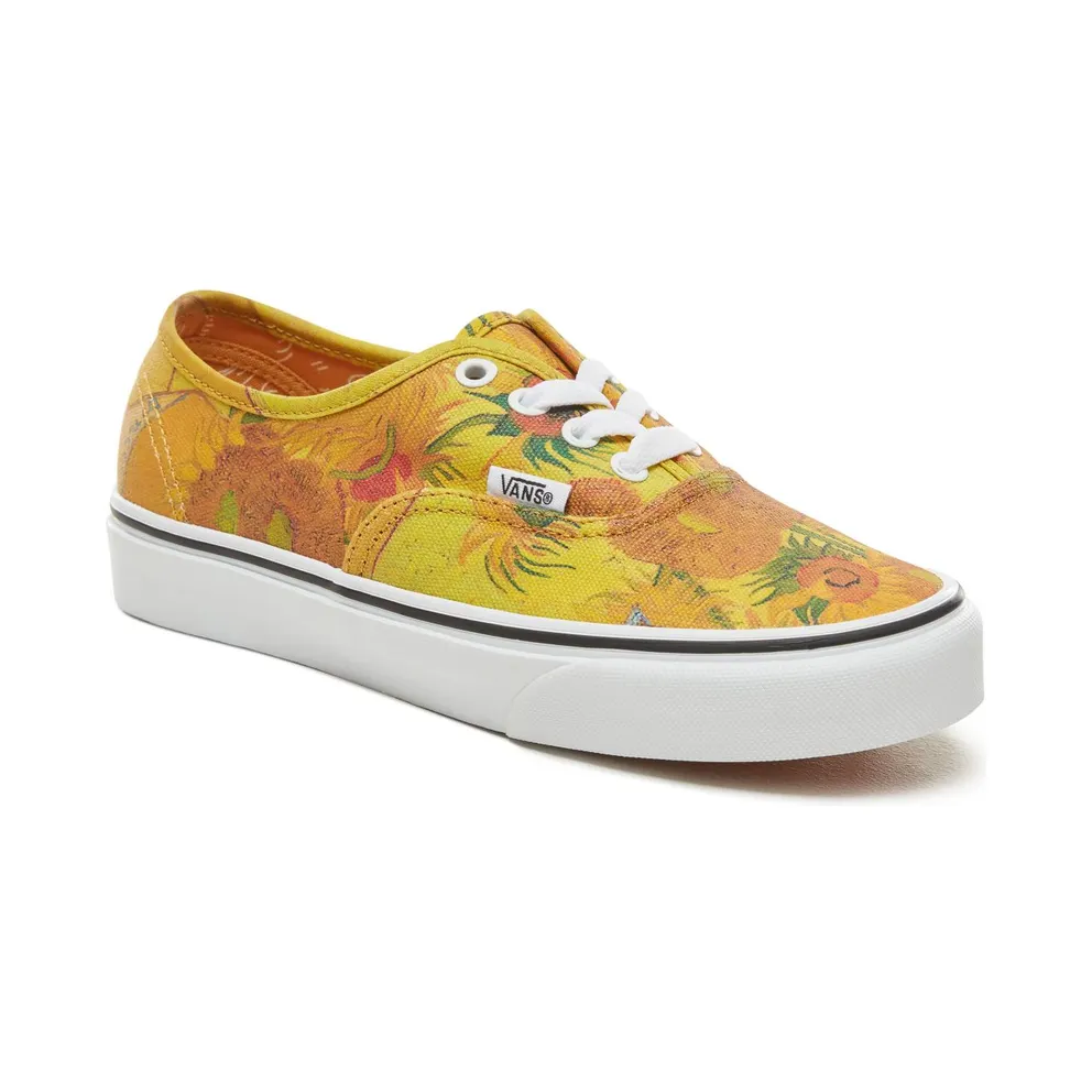 Vans Authentic Van Gogh Sunflowers (W) Sunflowers/True White (VA38EMU3W)