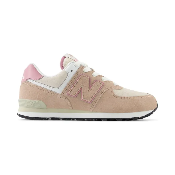 New Balance 574 LACE “Flat Taupe / Pink Taffy” (GC574QTC)