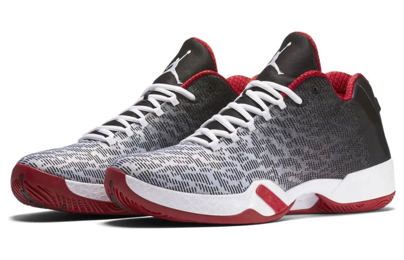 Air Jordan 29 Low ‘Bulls’ Black/Team Red/Cement Grey/White (828051-101)