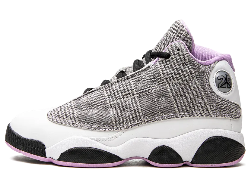 Nike Jordan Kids Grey & Purple Jordan 13 Retro Little Kids Sneakers (DN3939-015)
