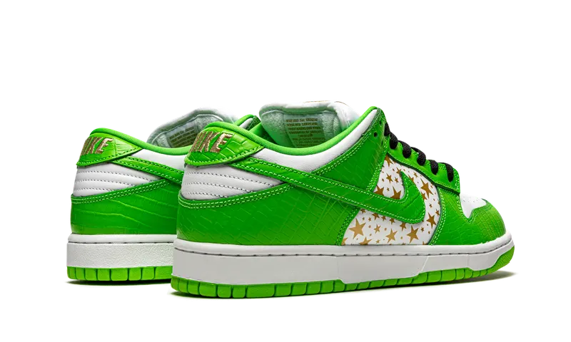 Nike SB Dunk Low “Supreme – Stars – Mean Green” (DH3228-101)