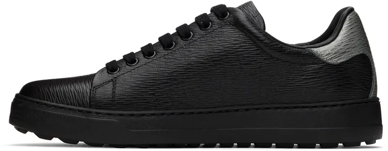 Salvatore Ferragamo Black Gancini Sneakers (753088 020489012)