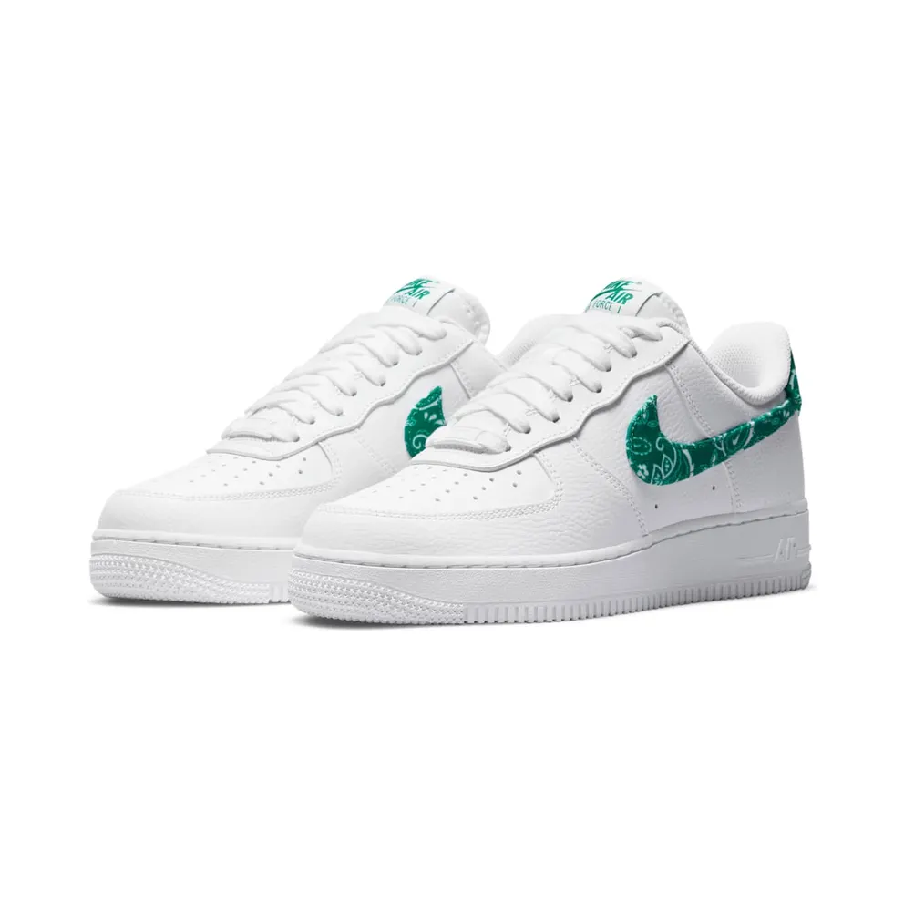 Nike Air Force 1 Low ’07 Essential White Green Paisley (W) (DH4406-102)