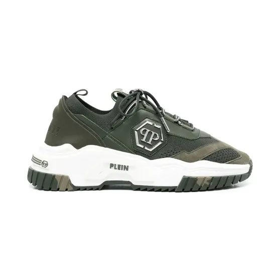 Philipp Plein Predator met logoplakkaat “Grey” (FABSUSC0248PTE003N)