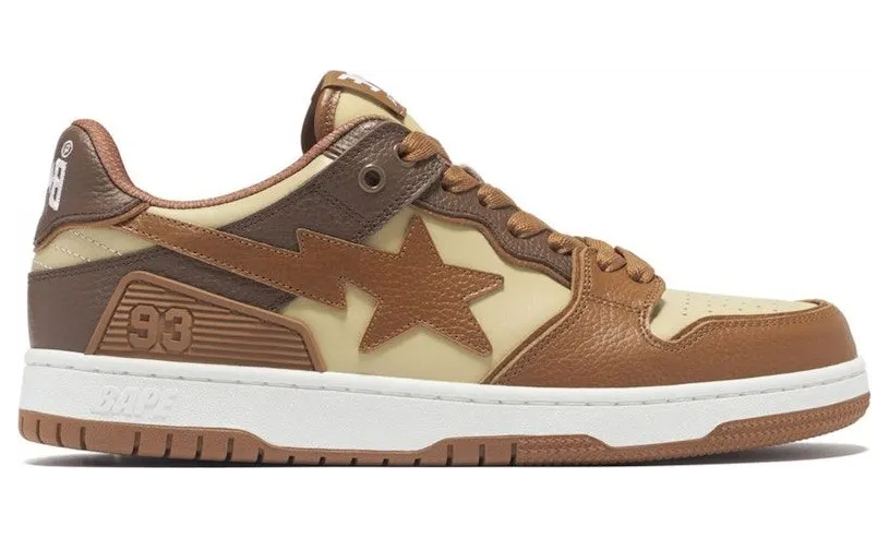 A Bathing Ape Sk8 Sta #5 Brown Beige (1J80-191-059-BRW)