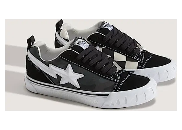 A Bathing Ape x Vans Knu Skool – “Black / Grey” (VN000Z3929B)
