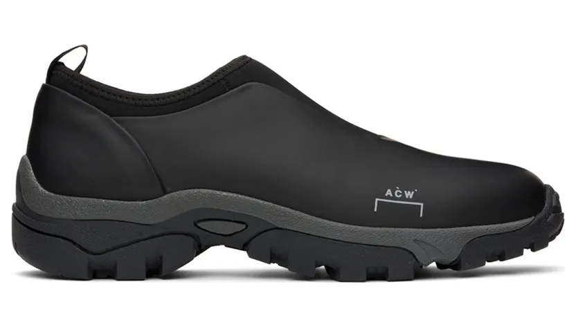 A-COLD-WALL* Black Dirt Mock Sneakers (ACWUF007)