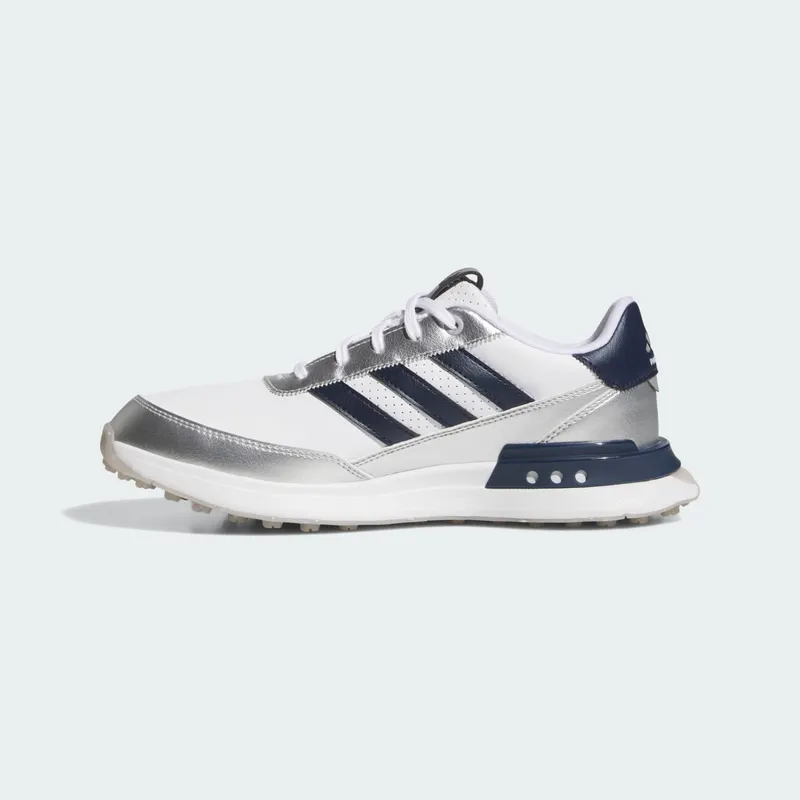 adidas S2G 25 Leather Spikeless Golf Cloud White Night Indigo Grey Two (JR6952)