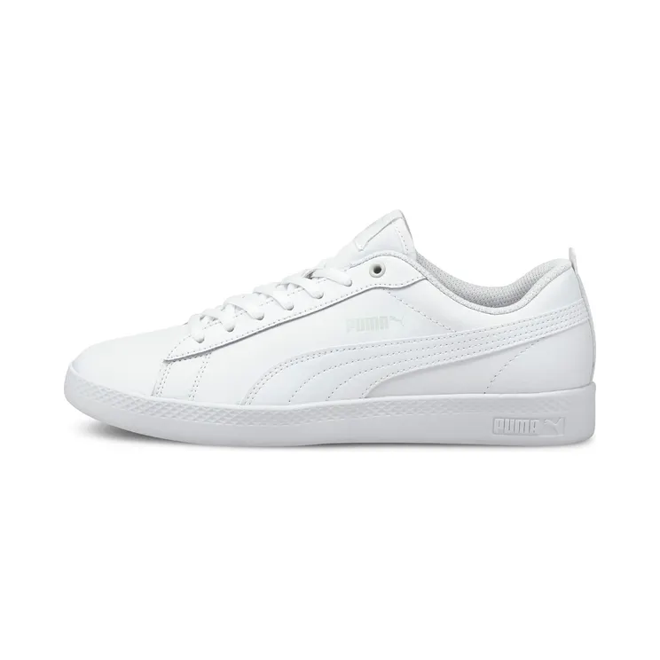 Puma Smash v2 “Puma White / Puma White” (365208_04)