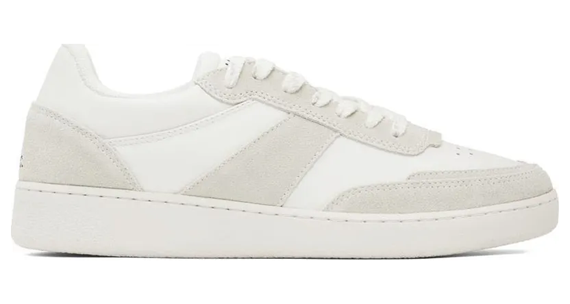 A.P.C. White & Gray Plain Sneakers (PUAAW-M56112)