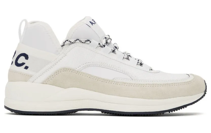 A.P.C. White Run Around Sneakers (PAACT-M56084)