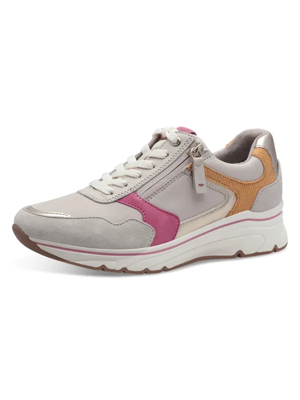 Tamaris sneaker Anthracite / Zilvergrijs / Orange / Pink (16065717600636WHITE)