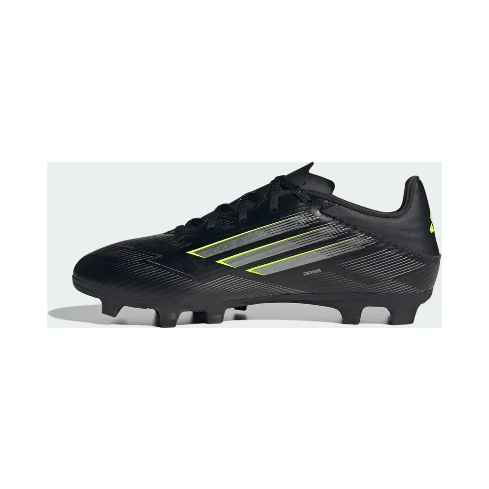 adidas F50 Club FG/MG Core Black Iron Metallic Lucid Lemon (JI0047)