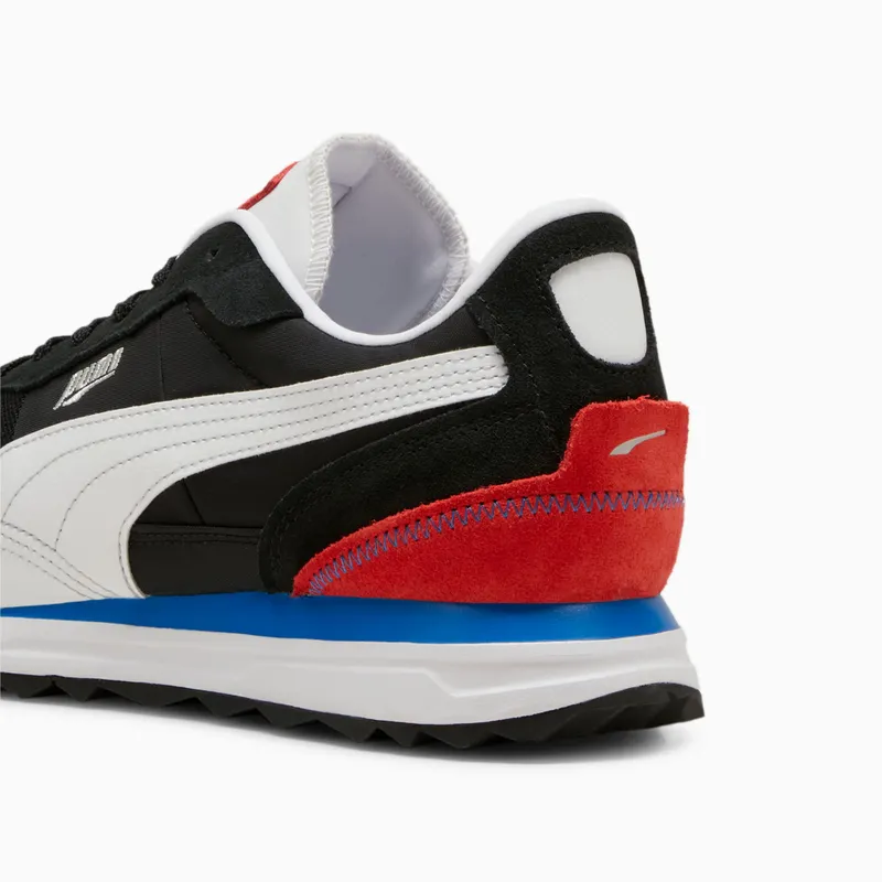 Puma Road Rider van suède White/Black – “Black” (397377-02)