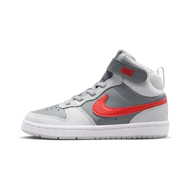 Nike Court Borough Mid 2 Smoke Grey Picante Red (CD7783-017)