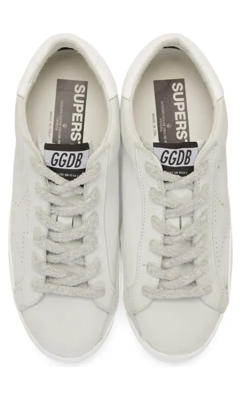 Golden Goose SSENSE Exclusive White Sunday Superstar Sneakers (F34WS590.N55) (4)