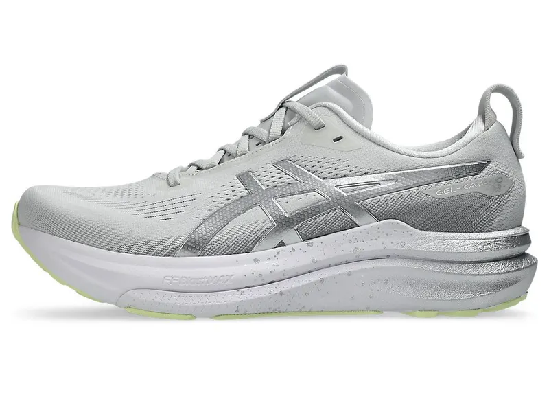 ASICS GEL-KAYANO 33 PLATINUM “Platinum / Glow Green” (1011C307-020)