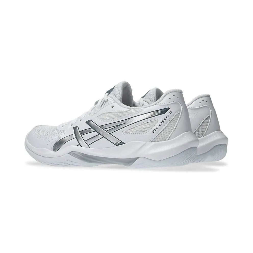 ASICS GEL-ROCKET 12 “White / Pure Silver” (1072A119-101)