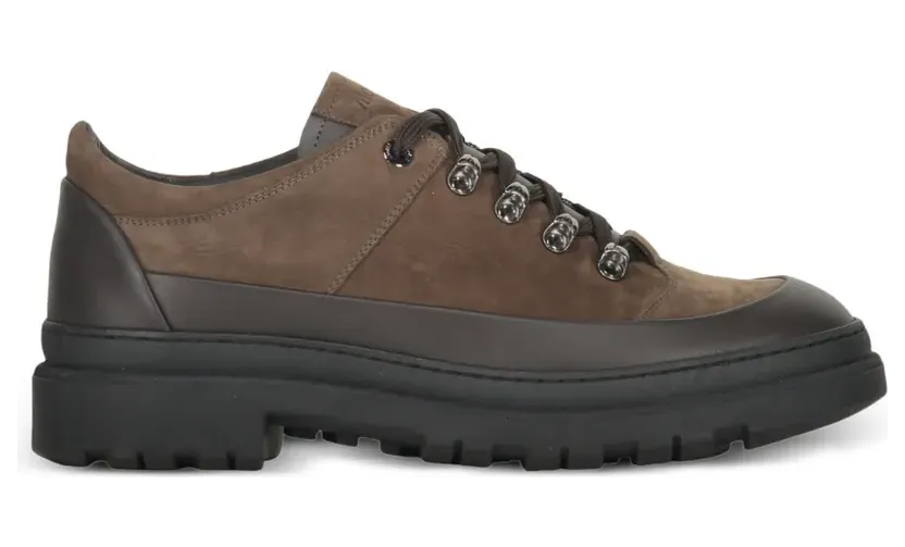 Moorer Roquen Sneakers aus Wildleder – Nude (ROQUENKM)