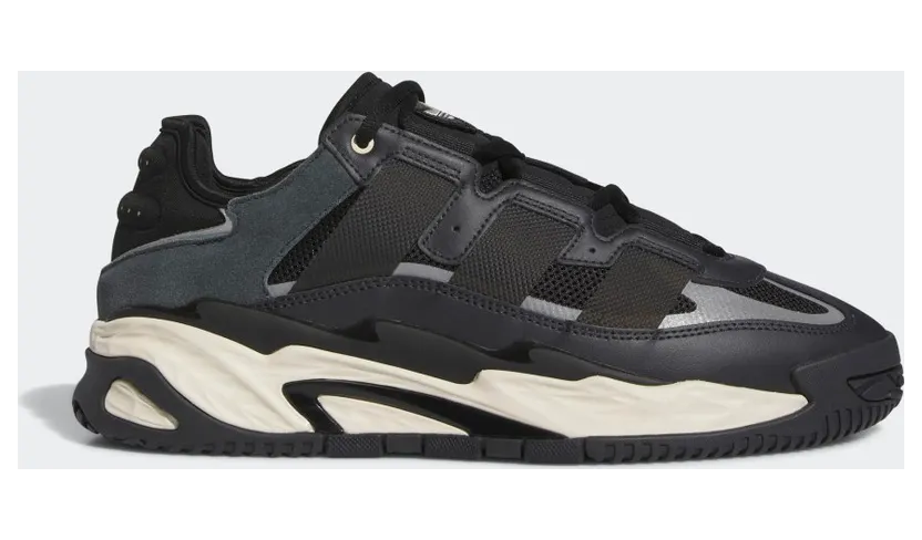 adidas Niteball Schuh Carbon / Core Black / Ecru Tint (ID8067)