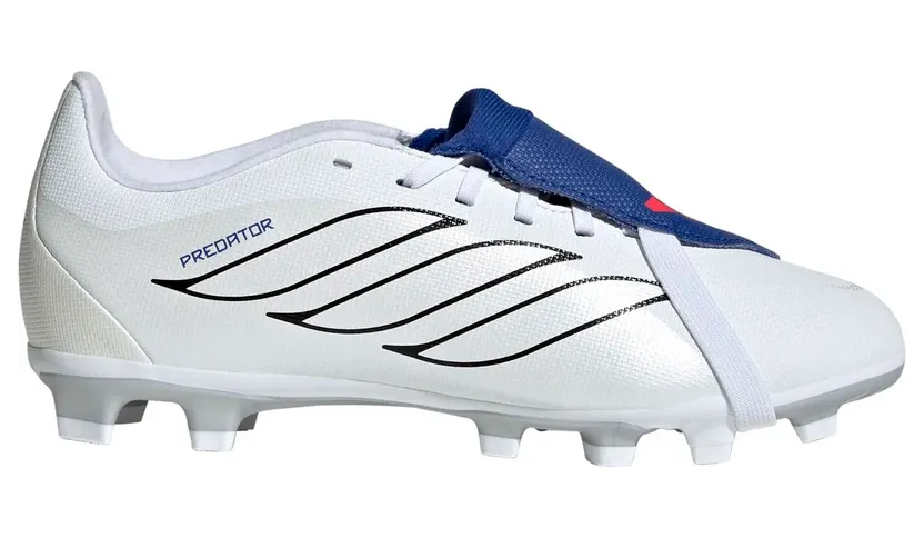Adidas Predator Club Fold-Over Tongue FG/MG Nockenschuhe, weiß, Größe 33 (KI8896)