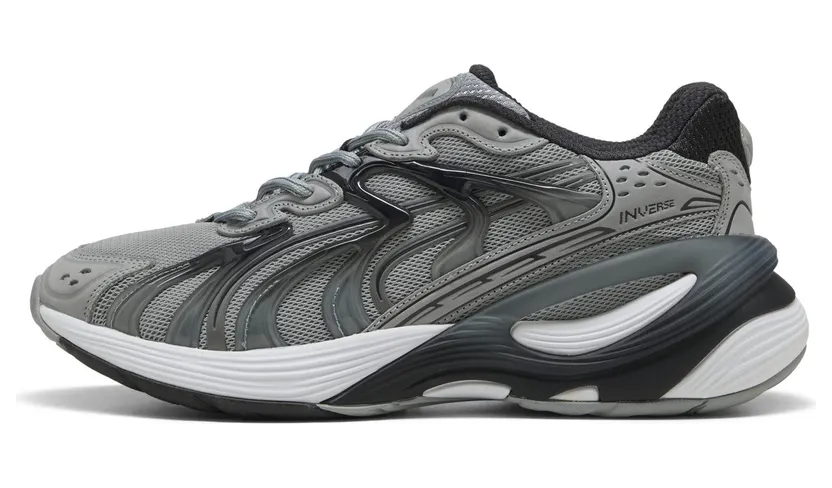 Puma Inverse Shades Of “Platinum Gray / Flat Dark Gray / Puma White” (402344_01)