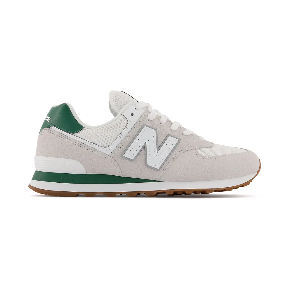 New Balance Gray & White 574 (ML574TD2)