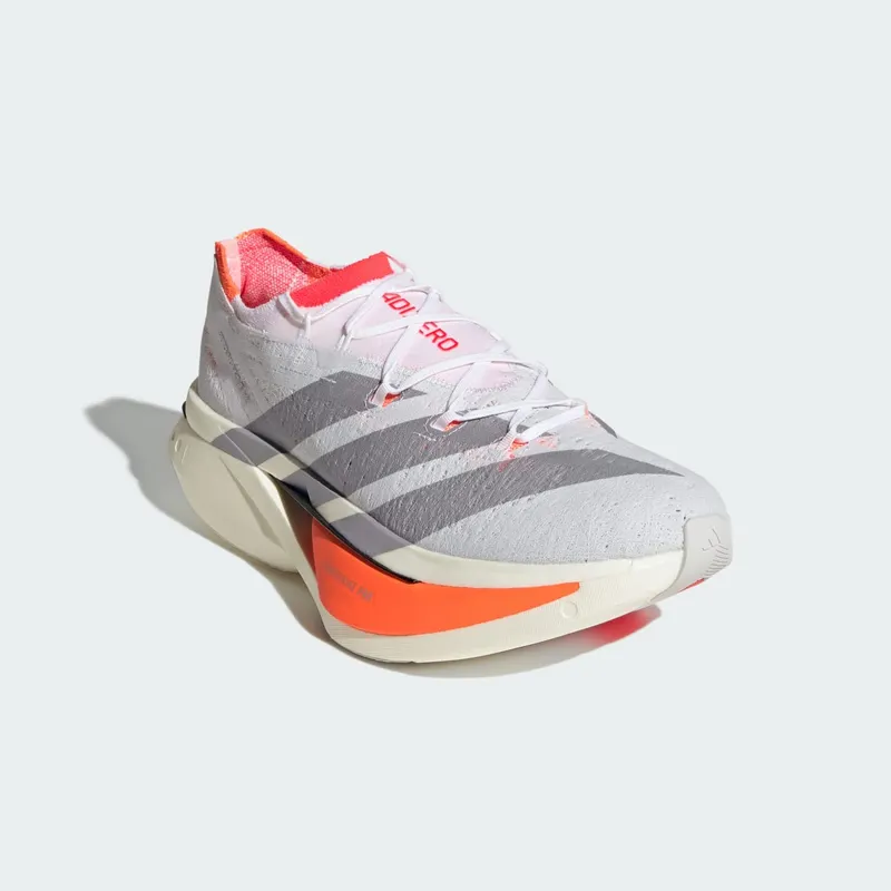 Adidas ADIZERO PRIME X3 STRUNG Running Shoes Cloud White / Cloud White / Lucid Red (JP9192)
