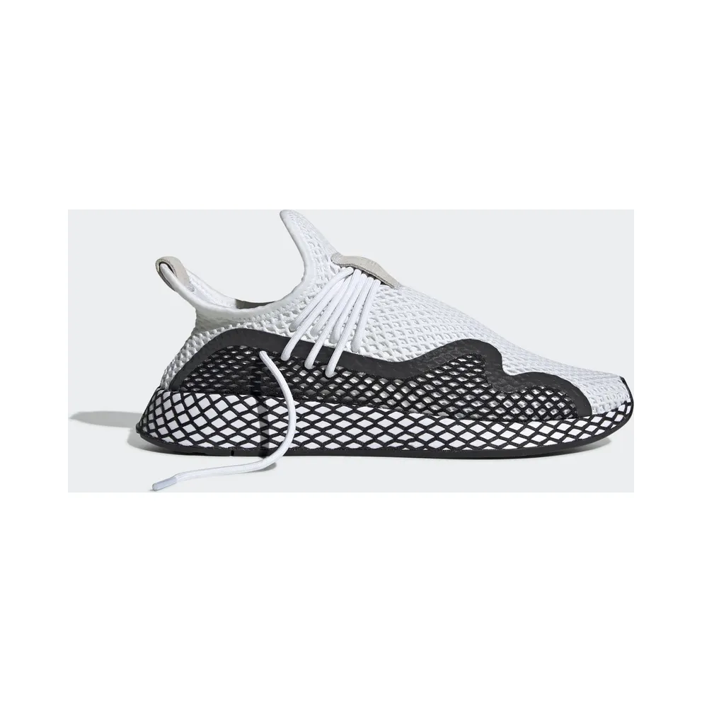 adidas Deerupt S Cloud White Core Black Cloud White/Core Black/Cloud White (BD7874)