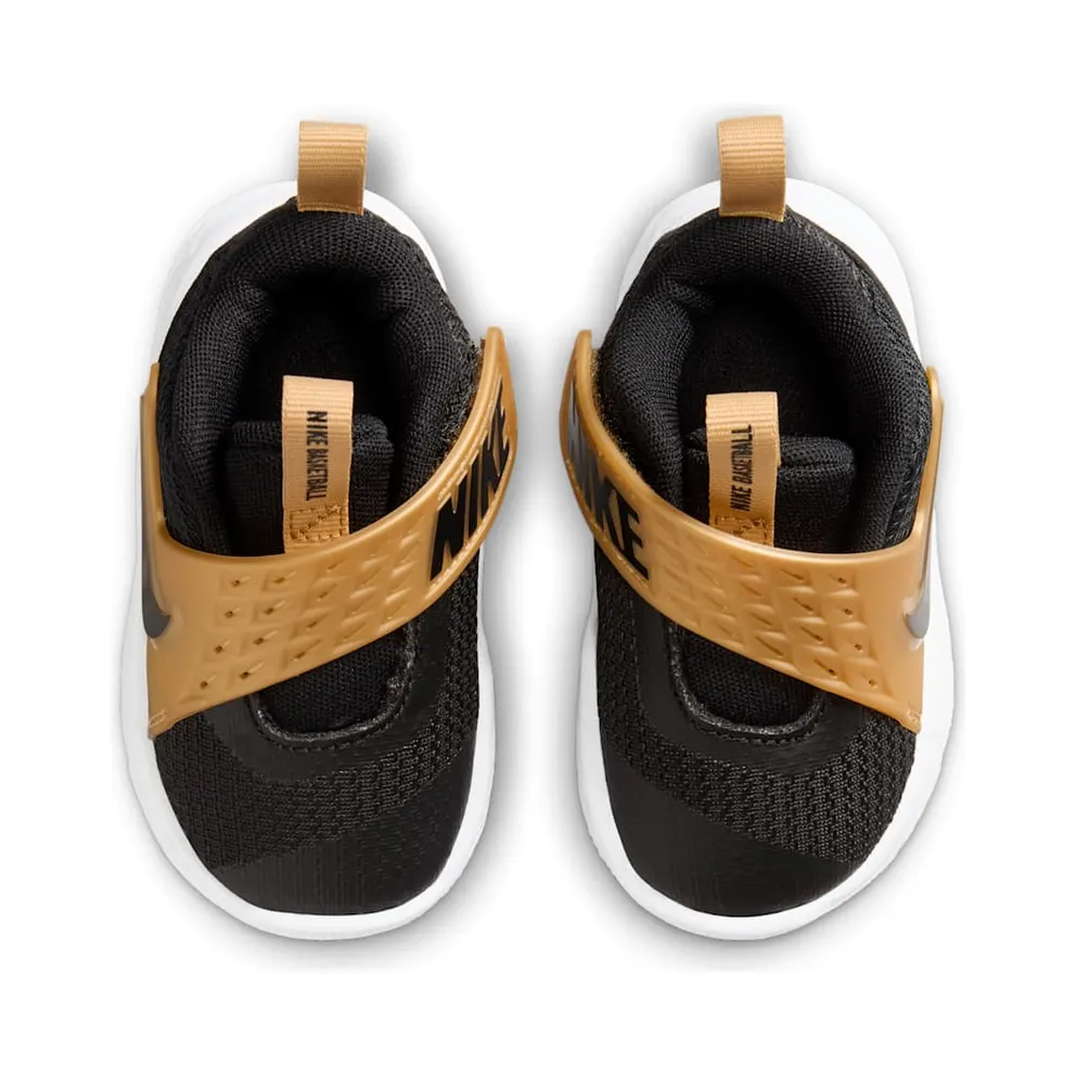 Nike Team Hustle D 12 Black Metallic Gold White (HF6281-003)