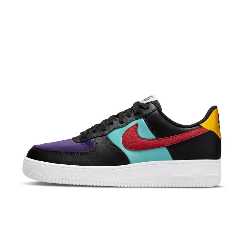 Nike Air Force 1 Low LV8 NBA x WNBA – “Black / Washed Teal / Court Purple / Gym Red” (DH7436-001)