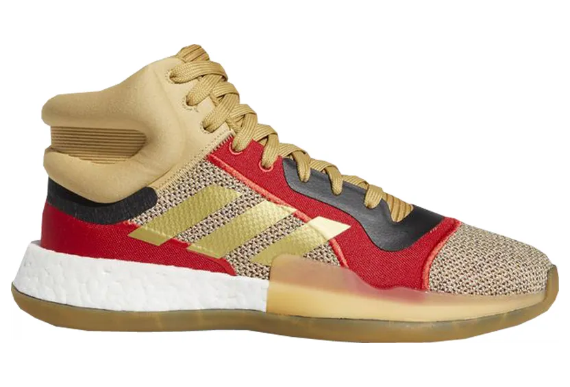 Adidas Marquee Boost ‘Red Gold’ Red/Metallic Gold (G27742)