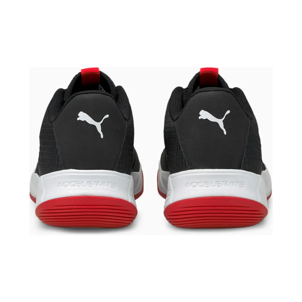 Puma Accelerate Pro Handball Shoes White/Black/Red (106461-01)