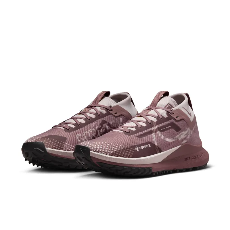 Nike React Pegasus Trail 4 Gore-Tex Smokey Mauve Saturn Gold Soft Yellow Platinum Violet (DJ7929-201)