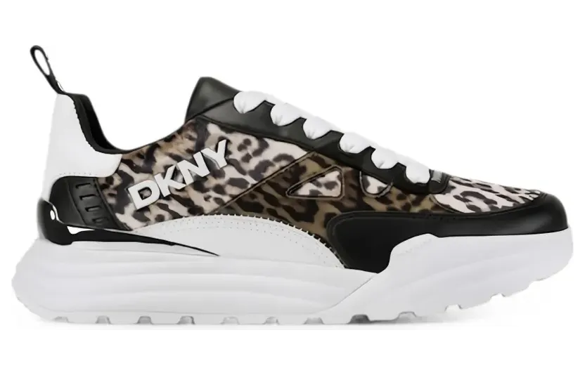 DKNY Zanira Sneakers mit Leoparden-Print – Schwarz (K4506262NAX)