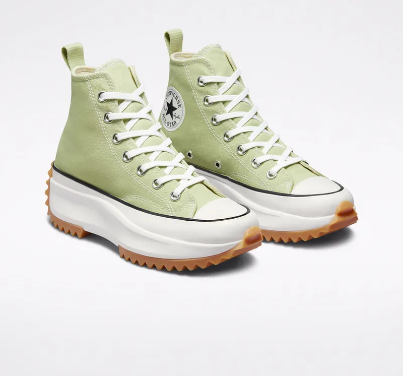 Converse Run Star Hike Platform Seizoenskleur Olive Aura/Black/White (A00552C)