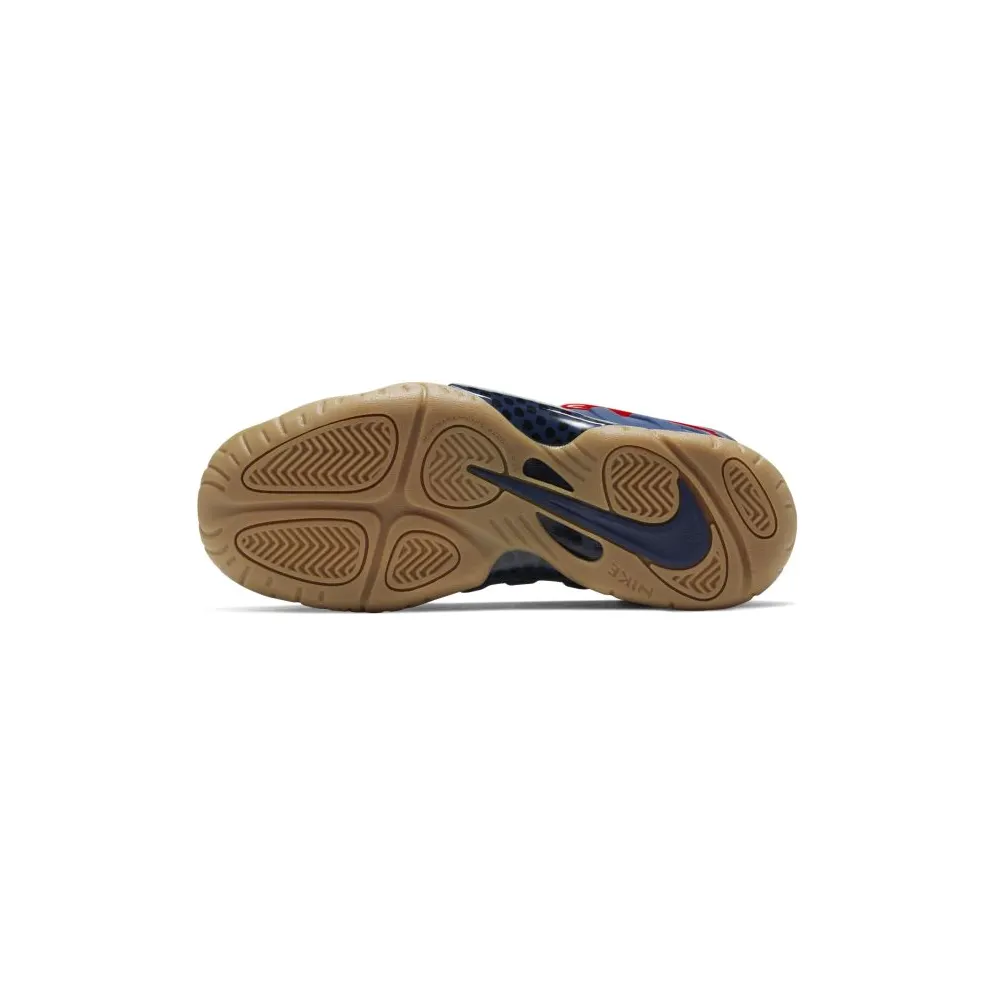 Nike Air Foamposite Pro Blue Void University Red (GS) Blue Void/Gum Light Brown-White-University Red (644792-405)