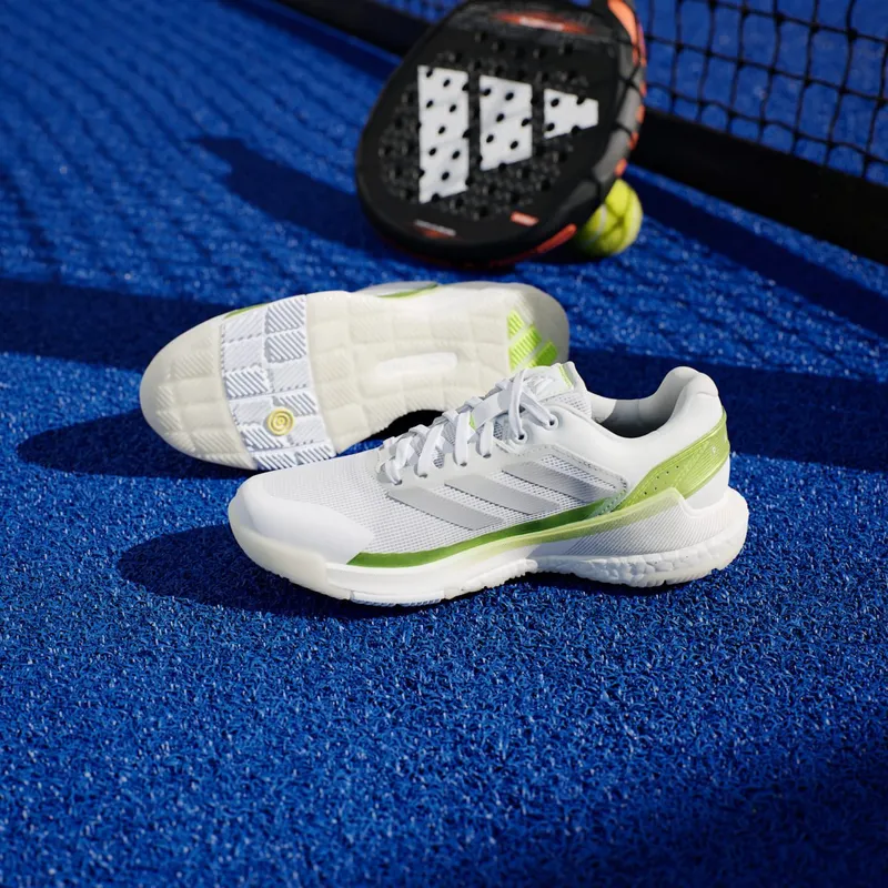 Adidas Crazyquick BOOST Padel Cloud White / Zero Metalic / Lucid Lemon (JP7228)