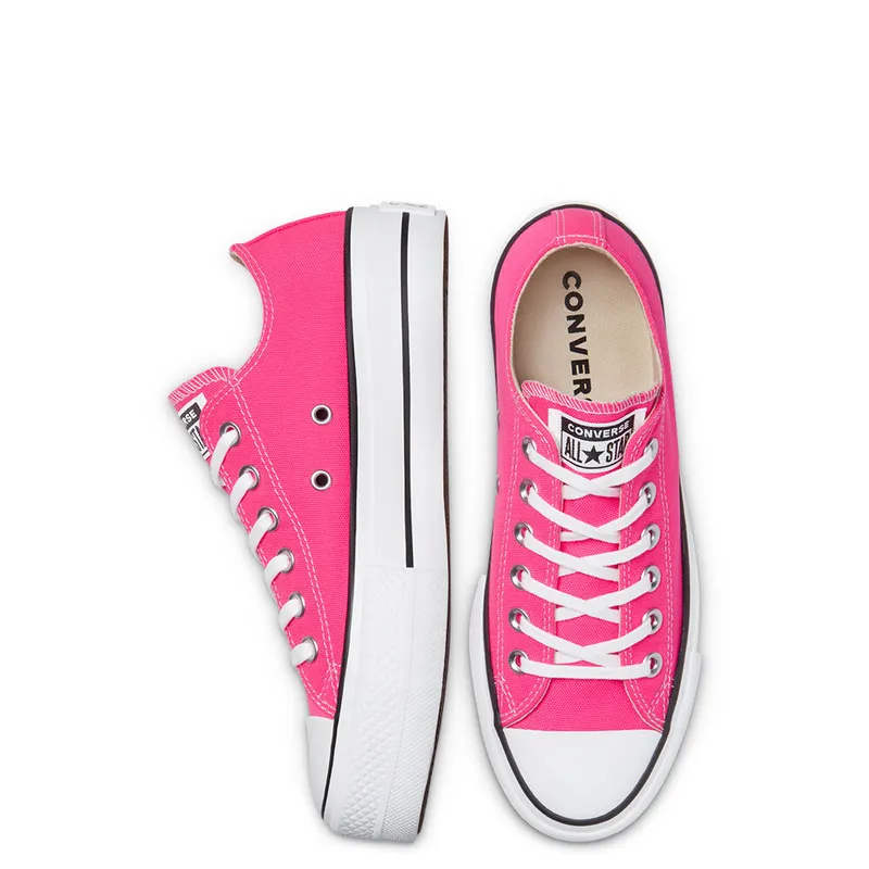 Converse Converse Color Platform Chuck Taylor All Star Low Top Hyper Pink/white/black (570324C)