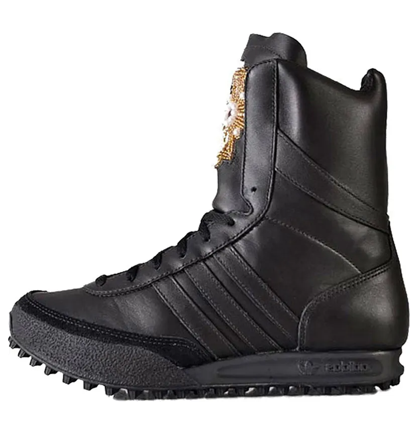 Adidas Jeremy Scott JS Cross Combat GSG9 – “Black / Black / Black” (G17176)