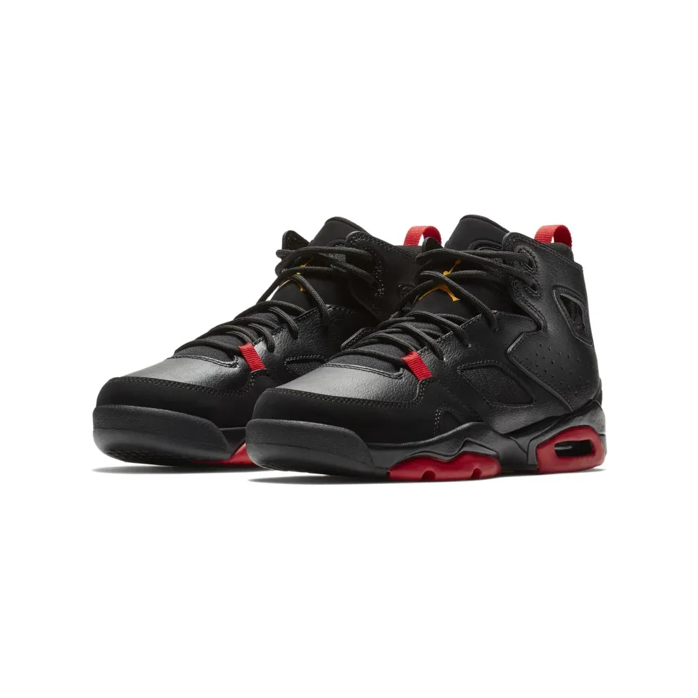 Jordan Flight Club 91 Last Shot (GS) Black/Dandelion-Varsity Red (555472-067)