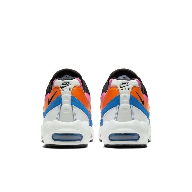 Nike Air Max 95 Essential Multi White/Black-Magma Orange-Active Fuchsia (CW6990-100)